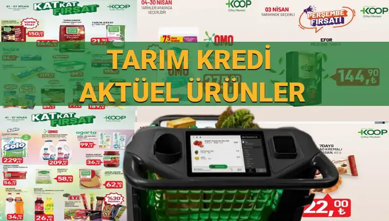 Tarım Kredi Marketleri, Nisan Ayında İndirimli Ürünlerle Alışverişte Fırsatlar Sunuyor