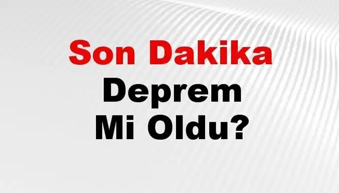 Hatay'da Son Dakika Deprem: Ne Oluyor, Detaylar Neler?