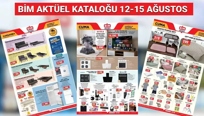 BİM 12-15 Ağustos 2025 Kataloğu: Termos ve Drone ile Yeni Ürünler