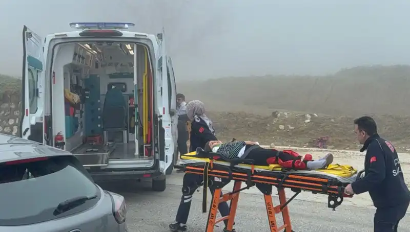 Düzce'de Yoğun Sisin Sebep Olduğu Feci Kaza: 6 Yaralı