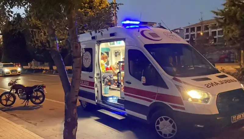 70 Metre Sürüklenen Motosiklet: Otomobil Sürücüsü Kaza Yerinden Kaçtı