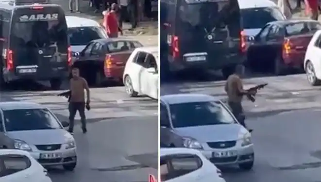 Başakşehir'de Pompalı Tüfekli Kişi Sokağı Kapattı: Korku Dolu Anlar Yaşandı